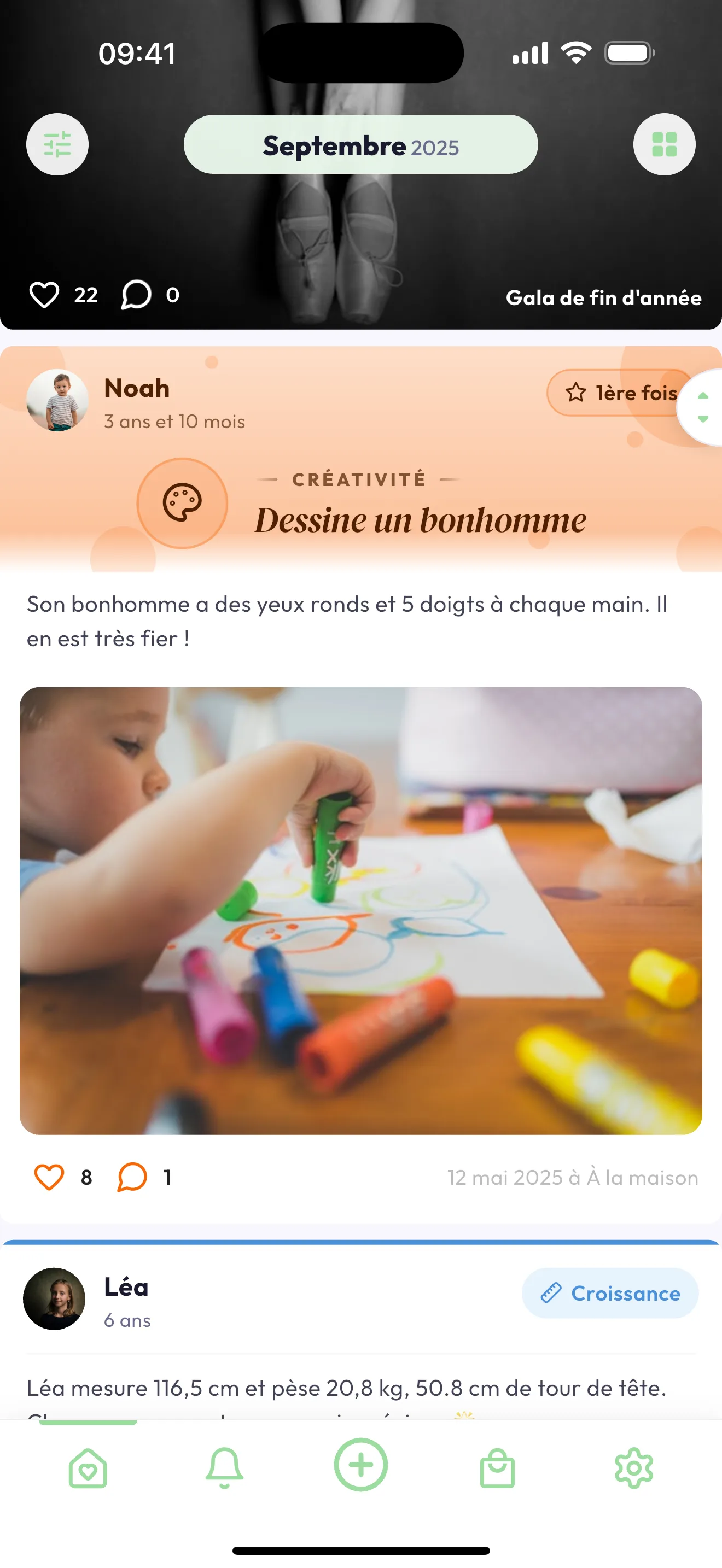 Tenderkid — Vue mosaïque avec premières fois