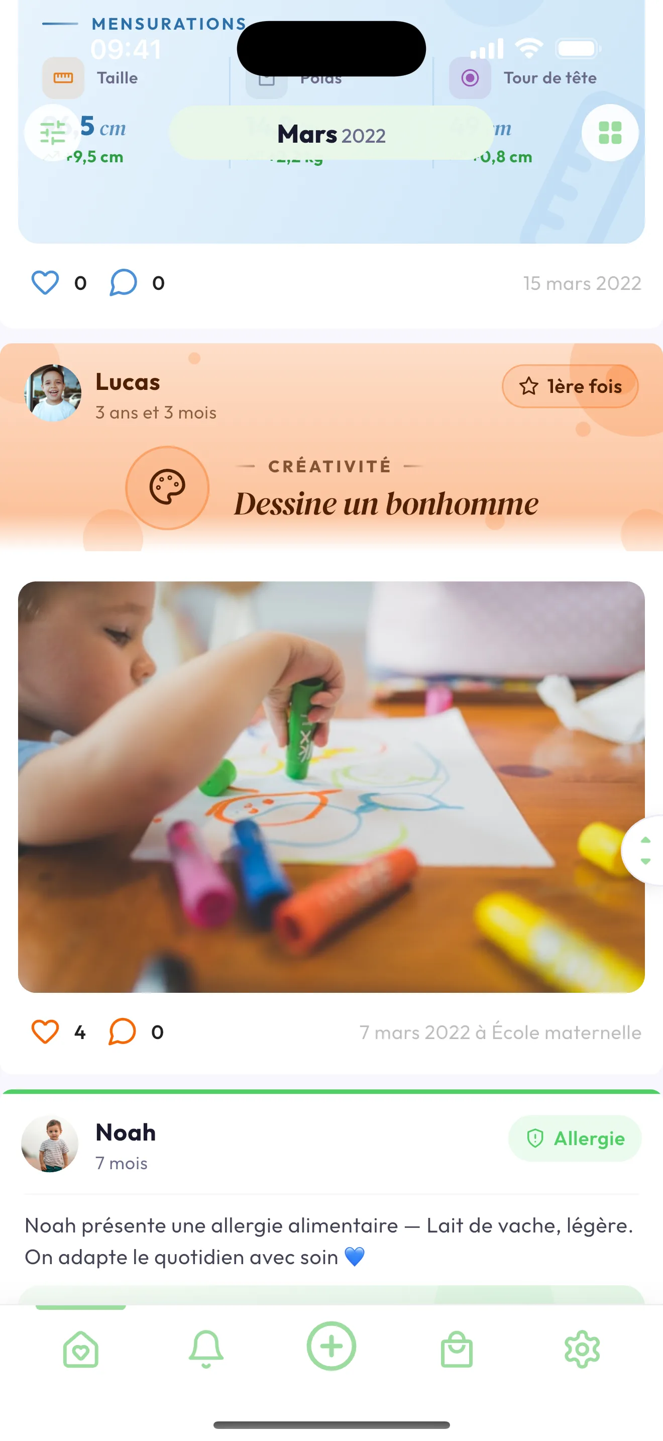 Capture Tenderkid — Croissance